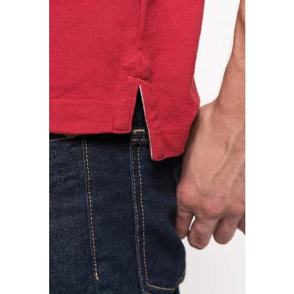 KARIBAN KV2206 - Polo Vintage Manches Courtes Homme 15 KARIBAN KV2206 - Polo Vintage Manches Courtes Homme – Image 15