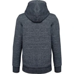 KARIBAN KV2307 - Sweat-shirt Vintage Zippé à Capuche Femme -Style au Travail aHR0cDovL21lZGlhMi5kZXNpZ25wYXJ0bmVyLmZyL2MvcC8xNDk4NC8xNDk4NC0xNzc4OC0yLmpwZw