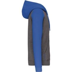 PROACT PA380 - Veste Molleton Zippée Capuche Bicolore Unisexe -Style au Travail aHR0cDovL21lZGlhMi5kZXNpZ25wYXJ0bmVyLmZyL2MvcC8xNTA0MC8xNTA0MC0xNjk1My0zLmpwZw