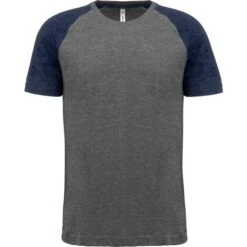 PROACT PA4010 - T-shirt Triblend Bicolore Sport Manches Courtes Adulte -Style au Travail aHR0cDovL21lZGlhMi5kZXNpZ25wYXJ0bmVyLmZyL2MvcC8xNTA0OC8xNTA0OC0xNjk1NS0xLmpwZw