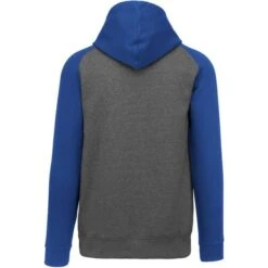 PROACT PA369 - Sweat-shirt Capuche Bicolore Adulte -Style au Travail aHR0cDovL21lZGlhMi5kZXNpZ25wYXJ0bmVyLmZyL2MvcC8xNTAzNC8xNTAzNC0xNjk1My0yLmpwZw