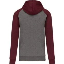 PROACT PA369 - Sweat-shirt Capuche Bicolore Adulte -Style au Travail aHR0cDovL21lZGlhMi5kZXNpZ25wYXJ0bmVyLmZyL2MvcC8xNTAzNC8xNTAzNC0xNzg2My0yLmpwZw