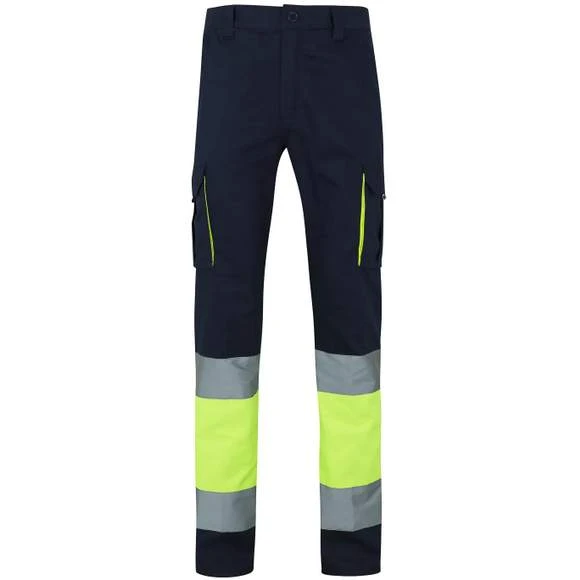 303007 - Pantalon Multipoches Bicolore Haute Visibilité 3 303007 - Pantalon Multipoches Bicolore Haute Visibilité – Image 3