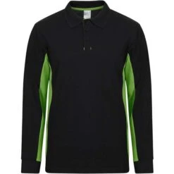 105514 - Polo Bicolore Manches Longues -Style au Travail aHR0cDovL21lZGlhMi5kZXNpZ25wYXJ0bmVyLmZyL2MvcC8xNTM0MC8xNTM0MC0xNzE3MC0xLmpwZw