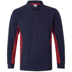 105514 - Polo Bicolore Manches Longues -Style au Travail aHR0cDovL21lZGlhMi5kZXNpZ25wYXJ0bmVyLmZyL2MvcC8xNTM0MC8xNTM0MC0xNzE3My0xLmpwZw