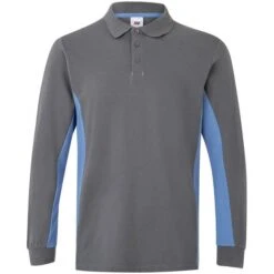 105514 - Polo Bicolore Manches Longues -Style au Travail aHR0cDovL21lZGlhMi5kZXNpZ25wYXJ0bmVyLmZyL2MvcC8xNTM0MC8xNTM0MC0xNzE3NS0xLmpwZw