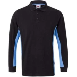 105514 - Polo Bicolore Manches Longues -Style au Travail aHR0cDovL21lZGlhMi5kZXNpZ25wYXJ0bmVyLmZyL2MvcC8xNTM0MC8xNTM0MC0xNzE3Ny0xLmpwZw