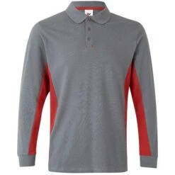 105514 - Polo Bicolore Manches Longues -Style au Travail aHR0cDovL21lZGlhMi5kZXNpZ25wYXJ0bmVyLmZyL2MvcC8xNTM0MC8xNTM0MC0xNzE3OS0xLmpwZw