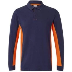 105514 - Polo Bicolore Manches Longues -Style au Travail aHR0cDovL21lZGlhMi5kZXNpZ25wYXJ0bmVyLmZyL2MvcC8xNTM0MC8xNTM0MC0xNzE4MS0xLmpwZw