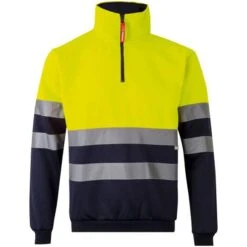 305701 - Sweat Col Zippe Bicolore Haute Visibilité 7 305701 - Sweat Col Zippe Bicolore Haute Visibilité -Style au Travail aHR0cDovL21lZGlhMi5kZXNpZ25wYXJ0bmVyLmZyL2MvcC8xNTM0MS8xNTM0MS0xNzIxNy0xLmpwZw