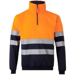 305701 - Sweat Col Zippe Bicolore Haute Visibilité 6 305701 - Sweat Col Zippe Bicolore Haute Visibilité -Style au Travail aHR0cDovL21lZGlhMi5kZXNpZ25wYXJ0bmVyLmZyL2MvcC8xNTM0MS8xNTM0MS0xNzIxOC0xLmpwZw