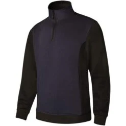 105703 - Sweat Bicolore Col Zippé -Style au Travail aHR0cDovL21lZGlhMi5kZXNpZ25wYXJ0bmVyLmZyL2MvcC8xNTM0Mi8xNTM0Mi0xNzE5MC0xLmpwZw