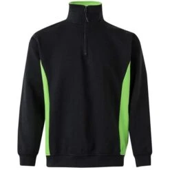 105704 - Sweat Bicolore Col Zippé -Style au Travail aHR0cDovL21lZGlhMi5kZXNpZ25wYXJ0bmVyLmZyL2MvcC8xNTM0My8xNTM0My0xNzE3MC0xLmpwZw