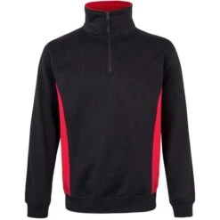 105704 - Sweat Bicolore Col Zippé -Style au Travail aHR0cDovL21lZGlhMi5kZXNpZ25wYXJ0bmVyLmZyL2MvcC8xNTM0My8xNTM0My0xNzE3Mi0xLmpwZw