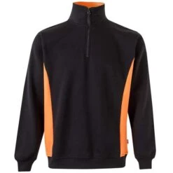 105704 - Sweat Bicolore Col Zippé -Style au Travail aHR0cDovL21lZGlhMi5kZXNpZ25wYXJ0bmVyLmZyL2MvcC8xNTM0My8xNTM0My0xNzE3NC0xLmpwZw