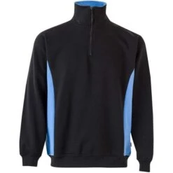 105704 - Sweat Bicolore Col Zippé -Style au Travail aHR0cDovL21lZGlhMi5kZXNpZ25wYXJ0bmVyLmZyL2MvcC8xNTM0My8xNTM0My0xNzE3Ny0xLmpwZw