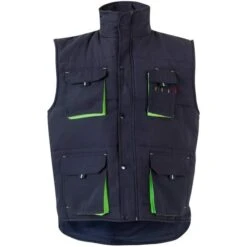 205902 - Gilet Matelassé Bicolore Multi-poches 25 205902 - Gilet Matelassé Bicolore Multi-poches -Style au Travail aHR0cDovL21lZGlhMi5kZXNpZ25wYXJ0bmVyLmZyL2MvcC8xNTM0NC8xNTM0NC0xNzE3MS0xLmpwZw