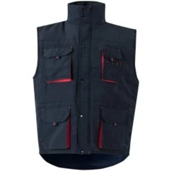 205902 - Gilet Matelassé Bicolore Multi-poches 19 205902 - Gilet Matelassé Bicolore Multi-poches -Style au Travail aHR0cDovL21lZGlhMi5kZXNpZ25wYXJ0bmVyLmZyL2MvcC8xNTM0NC8xNTM0NC0xNzE3My0xLmpwZw
