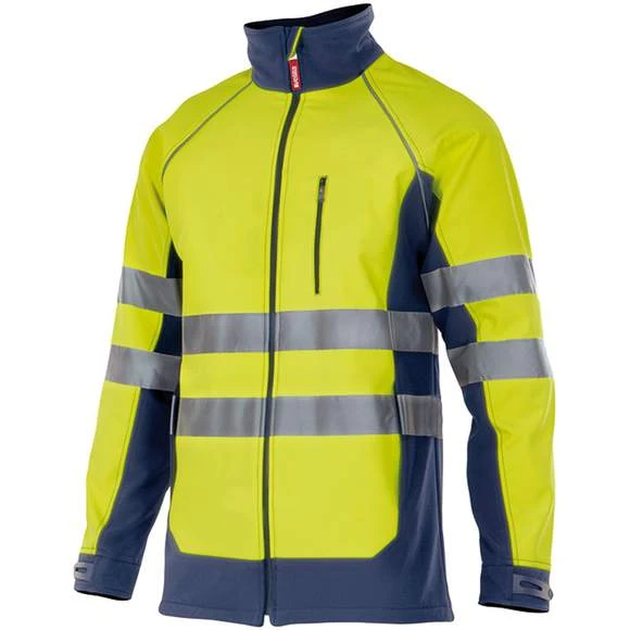 306001 - Blouson Softshell Bicolore Haute Visibilité 2 306001 - Blouson Softshell Bicolore Haute Visibilité – Image 2