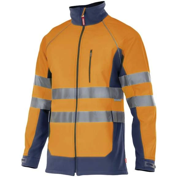 306001 - Blouson Softshell Bicolore Haute Visibilité 3 306001 - Blouson Softshell Bicolore Haute Visibilité – Image 3