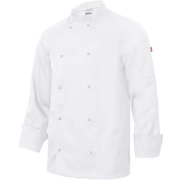 405206 - Veste De Cuisinier Manches Longues Avec Boutons Pression 3 405206 - Veste De Cuisinier Manches Longues Avec Boutons Pression – Image 3