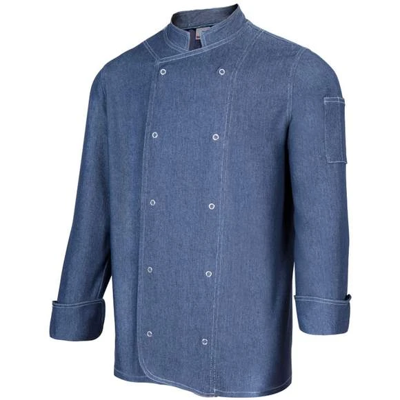 405207 - Veste De Cuisine En Denim 2 405207 - Veste De Cuisine En Denim – Image 2