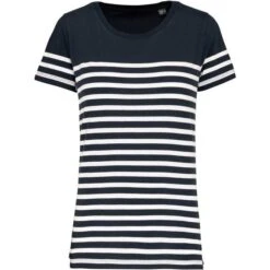 KARIBAN K3034 - T-shirt Marin Col Rond Bio Femme -Style au Travail aHR0cDovL21lZGlhMi5kZXNpZ25wYXJ0bmVyLmZyL2MvcC8xNjE2NS8xNjE2NS0xNzc2MC0xLmpwZw
