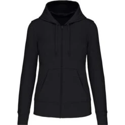 KARIBAN K4031 - Sweat-shirt à Capuche écoresponsable à Fermeture Zippée Femme -Style au Travail aHR0cDovL21lZGlhMi5kZXNpZ25wYXJ0bmVyLmZyL2MvcC8xNjE3Ni8xNjE3Ni0xNTIwLTEuanBn