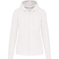 KARIBAN K4031 - Sweat-shirt à Capuche écoresponsable à Fermeture Zippée Femme -Style au Travail aHR0cDovL21lZGlhMi5kZXNpZ25wYXJ0bmVyLmZyL2MvcC8xNjE3Ni8xNjE3Ni0xODU2LTEuanBn