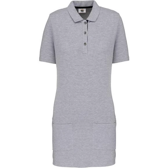 WK209 - Polo Long Manches Courtes Femme 5 WK209 - Polo Long Manches Courtes Femme – Image 5