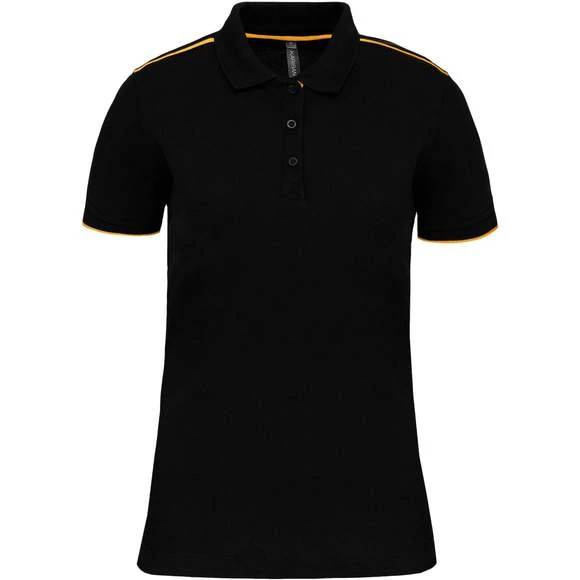 WK271 - Polo DayToDay Contrasté Manches Courtes Femme 5 WK271 - Polo DayToDay Contrasté Manches Courtes Femme – Image 5