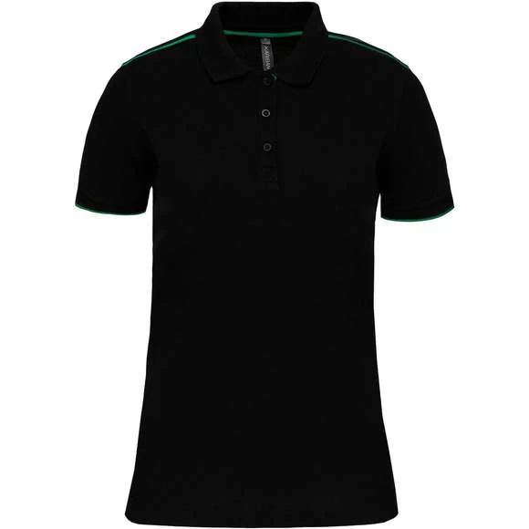 WK271 - Polo DayToDay Contrasté Manches Courtes Femme 14 WK271 - Polo DayToDay Contrasté Manches Courtes Femme – Image 14