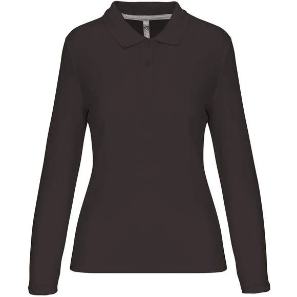 WK277 - Polo Manches Longues Femme 5 WK277 - Polo Manches Longues Femme – Image 5