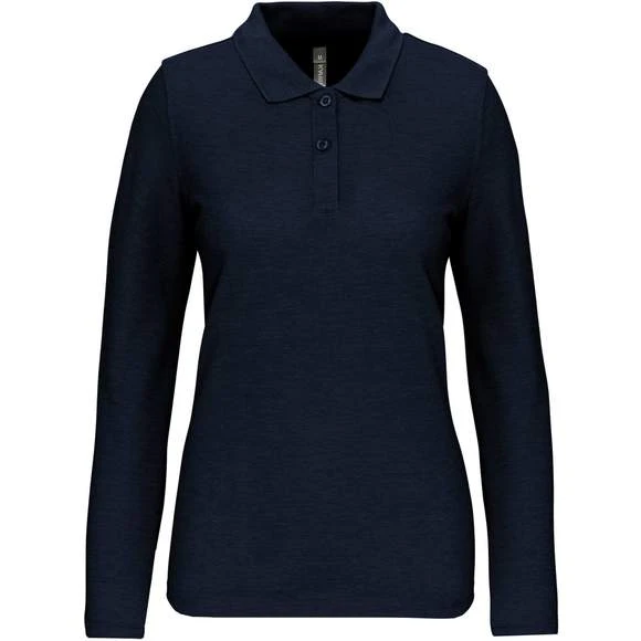WK277 - Polo Manches Longues Femme 14 WK277 - Polo Manches Longues Femme – Image 14