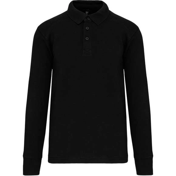 WK4000 - Sweat-shirt Col Polo 2 WK4000 - Sweat-shirt Col Polo – Image 2