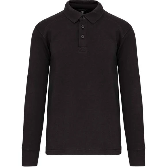 WK4000 - Sweat-shirt Col Polo 5 WK4000 - Sweat-shirt Col Polo – Image 5