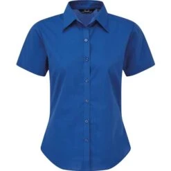 Premier® PR302 - Chemisier Popeline Manches Courtes -Style au Travail aHR0cDovL21lZGlhMi5kZXNpZ25wYXJ0bmVyLmZyL2MvcC8xNjM0LzE2MzQtMTY2Ny0xLmpwZw