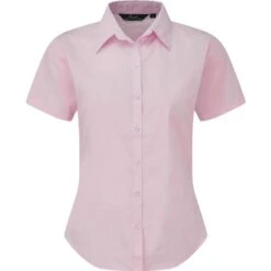 Premier® PR302 - Chemisier Popeline Manches Courtes -Style au Travail aHR0cDovL21lZGlhMi5kZXNpZ25wYXJ0bmVyLmZyL2MvcC8xNjM0LzE2MzQtMTY5MS0xLmpwZw