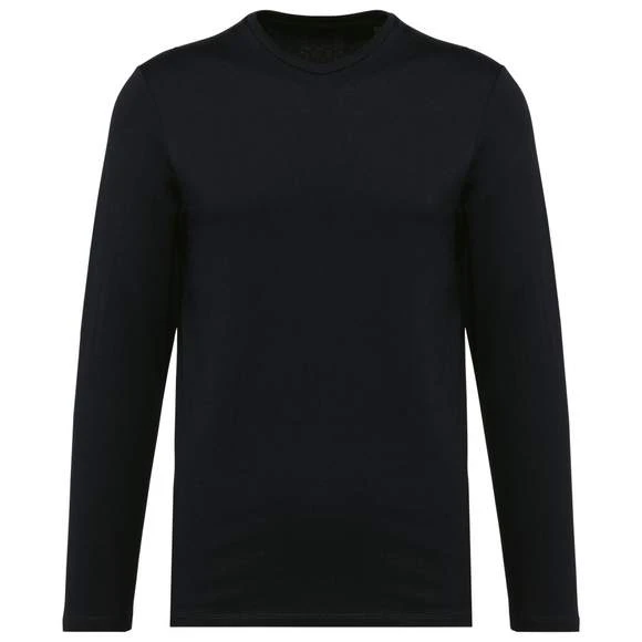 PK302 - T-shirt Supima® Col Rond Manches Longues Homme 8 PK302 - T-shirt Supima® Col Rond Manches Longues Homme – Image 8