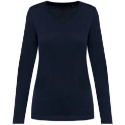 PK307 - T-shirt Supima® Col V Manches Longues Femme -Style au Travail aHR0cDovL21lZGlhMi5kZXNpZ25wYXJ0bmVyLmZyL2MvcC8xNjM4Ni8xNjM4Ni0xNzk1Ny0xLmpwZw