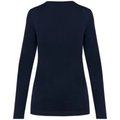 PK307 - T-shirt Supima® Col V Manches Longues Femme -Style au Travail aHR0cDovL21lZGlhMi5kZXNpZ25wYXJ0bmVyLmZyL2MvcC8xNjM4Ni8xNjM4Ni0xNzk1Ny0yLmpwZw