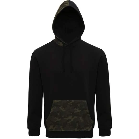 AQ047 - Sweatshirt à Capuche Homme à Imprimé Camouflage 5 AQ047 - Sweatshirt à Capuche Homme à Imprimé Camouflage – Image 5