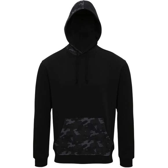 AQ047 - Sweatshirt à Capuche Homme à Imprimé Camouflage 2 AQ047 - Sweatshirt à Capuche Homme à Imprimé Camouflage – Image 2