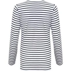 AQ071 - T-shirt Marinière « Coastal » Femme à Manches Longues 6 AQ071 - T-shirt Marinière « Coastal » Femme à Manches Longues -Style au Travail aHR0cDovL21lZGlhMi5kZXNpZ25wYXJ0bmVyLmZyL2MvcC8xNjg3Mi8xNjg3Mi0xODk2NC0yLmpwZw