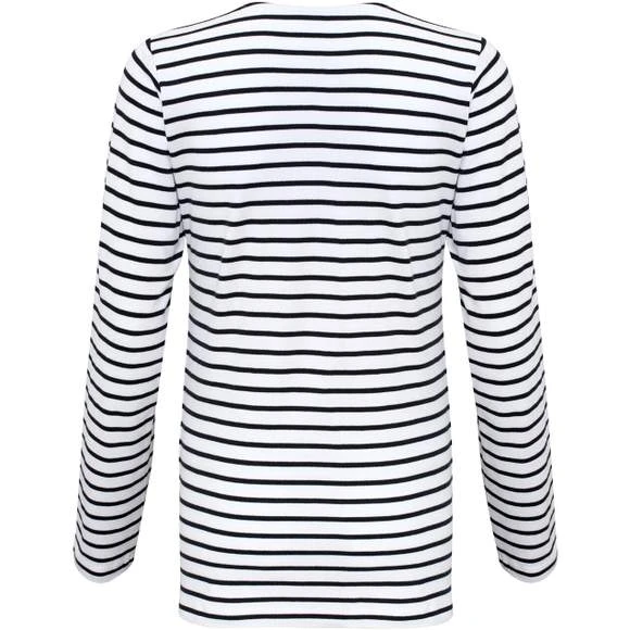 AQ071 - T-shirt Marinière « Coastal » Femme à Manches Longues 3 AQ071 - T-shirt Marinière « Coastal » Femme à Manches Longues – Image 3