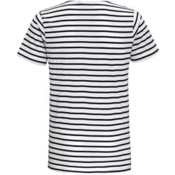 AQ072 - T-shirt Marinière « Coastal » Homme à Manches Courtes -Style au Travail aHR0cDovL21lZGlhMi5kZXNpZ25wYXJ0bmVyLmZyL2MvcC8xNjg3My8xNjg3My0xODk2NC0yLmpwZw