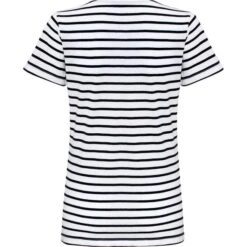AQ073 - T-shirt Marinière « Coastal » Femme à Manches Courtes -Style au Travail aHR0cDovL21lZGlhMi5kZXNpZ25wYXJ0bmVyLmZyL2MvcC8xNjg3NC8xNjg3NC0xODk2NC0yLmpwZw