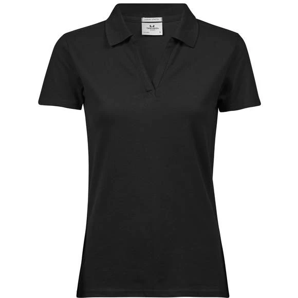 1409 - Women's Luxury Stretch V-neck Polo 6 1409 - Women's Luxury Stretch V-neck Polo – Image 6