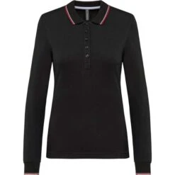 KARIBAN K281 - Polo Maille Piquée Manches Longues Femme -Style au Travail aHR0cDovL21lZGlhMi5kZXNpZ25wYXJ0bmVyLmZyL2MvcC8xNzQwMi8xNzQwMi0xNDM2OS0xLmpwZw