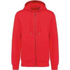 KARIBAN K4008 - Sweat-shirt French Terry écoresponsable Zippé à Capuche Unisexe -Style au Travail aHR0cDovL21lZGlhMi5kZXNpZ25wYXJ0bmVyLmZyL2MvcC8xNzQxOS8xNzQxOS0xMjYyLTEuanBn